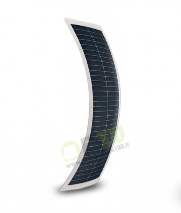 Pannello Solare flessibile 53W 24V con anelli di fissaggio