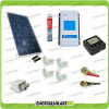 Kit Caravana panel solar 100W 12V cables pasacables soporte adhesivo regulador MPPT DuoRacer