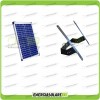 Kit placa solar 20W 12V con soporte poste 