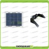 Kit panel solar fotovoltaico 5W 12V Soporte poste