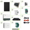 Kit Solare Storage Pannello Monocristallino 3600W e Inverter Monofase Growatt SPH6000 con doppio MPPT