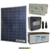 Kit placa solar panel fotovoltaico 200W 12V Batería 200Ah agm regulador de carga 20A panel de control MT-50