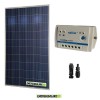 Kit solar fotovoltaico 270W 24V PWM Controller 10A LS1024B Chalet Casa Baita