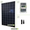 Kit fotovoltaico autonomo 12V placa solar 540W Regulador de carga MPPT 40A aislado