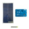Kit fotovoltaico placa solar 30W 12V regulador de carga PWM 5A Epsolar