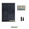 Kit placa solar fotovoltaica 100W 12V regulador de carga PWM 10A EPsolar autocaravanas illuminacion