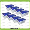 Stock 8 Batterie x Impianto Solare Ultracell 250Ah UCG250 Capienza 20544Wh