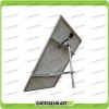 Kit solar fotovoltaico placa solar 280W y soporte poste 120mm de diámetro máximo fijo de 45°