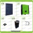 Kit solare fotovoltaico 7.5KW Inverter onda pura Infinity 10Kw 48V regolatore MPPT 15Kw 900Vdc Batterie OPzS