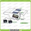 Kit Caravana panel solar 80W 12V pasacables suporte adhesivo regulador REGDUO