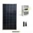 Kit Starter Pannello Solare Fotovoltaico 150W 12V Regolatore di carica 10A MPPT 100Voc