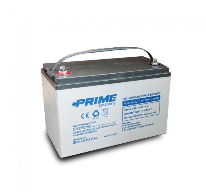 Batteria Ermetica AGM Prime 100Ah 12V 