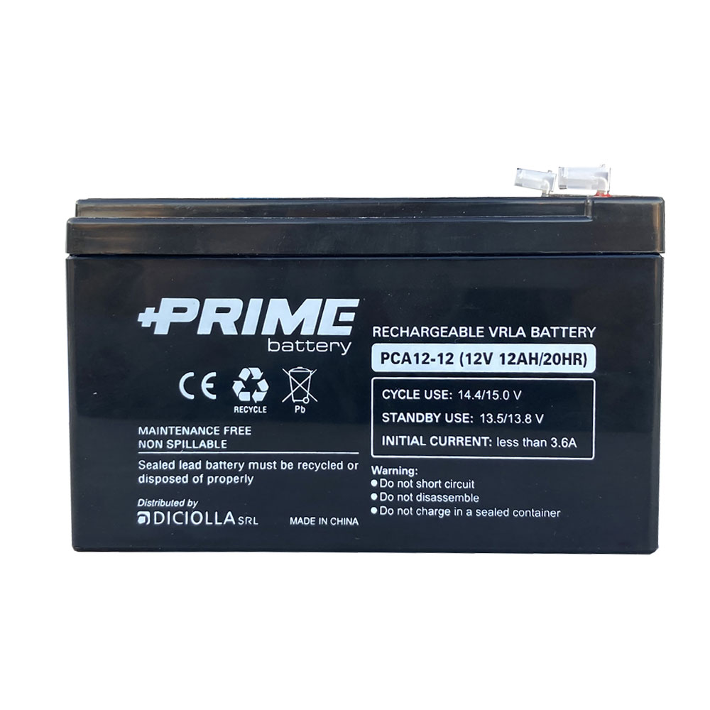 Batteria Ermetica AGM Prime 12Ah 12V 